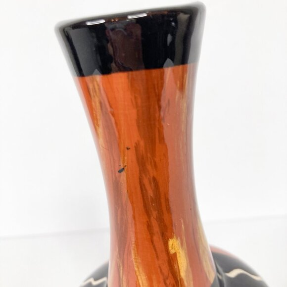 Vintage Tipi Pottery AZ Southwestern Vase Arizona Glazed Earth Tones Signed - Picture 7 of 10